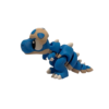 Flexi Baby Trex Blue 3D printed articulated dinosaur figurine by 3DGOB