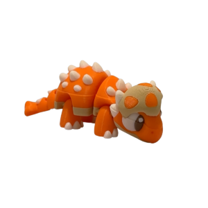 Flexi Baby Ankylosaurus Dinosaur Figurine view 2