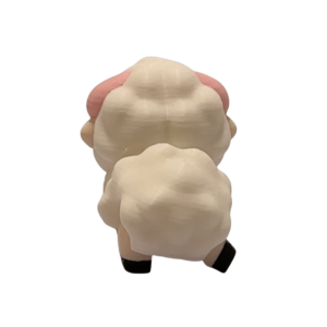 Articulated 3D Printed Sheep Figurine view 2