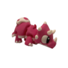 Articulated 3D Printed Triceratops Figure view 3