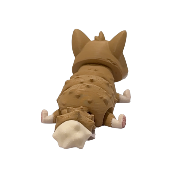 3D Printed Corgi Figurine – Flexi Desk Buddy view 3