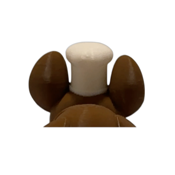 3D Printed Chef Mouse Figurine | Flexi Decor view 3