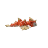 Red Mini Dragon Figurine by 3DGOB view 3