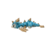 Blue Mini Dragon Figurine by 3DGOB view 3