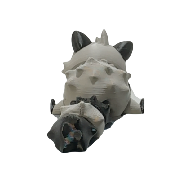Articulated Raccoon Figurine | 3D Printed Decor view 4