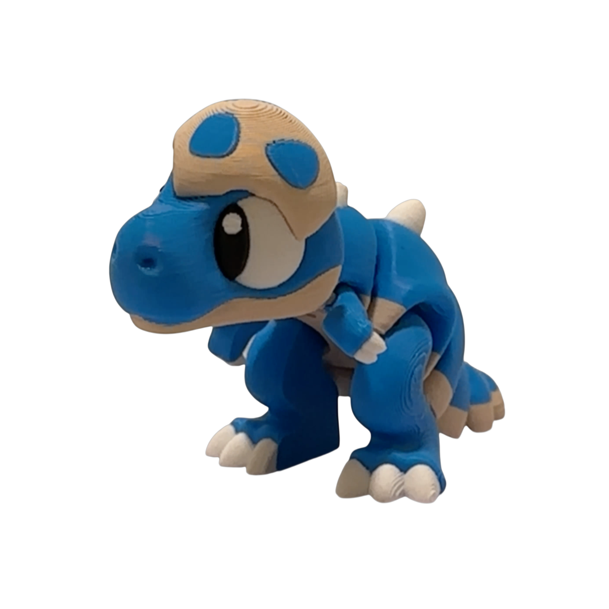 05-camo-screenshot-2025-10-25-13-10-07-no-bg 3D Printed Dinosaur Figurine – Flexi Baby Trex Blue view 5