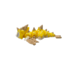 Yellow Mini Dragon Figurine by 3DGOB view 5