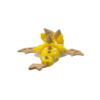 Yellow Mini Dragon Figurine by 3DGOB view 6