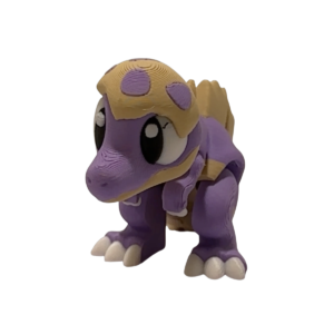 Flexi Baby Spinosaurus 3D printed articulated dinosaur figurine by 3DGOB