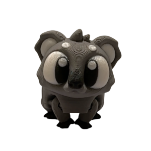 Articulated 3D printed koala figurine Flexi Koala by 3DGOB in PLA