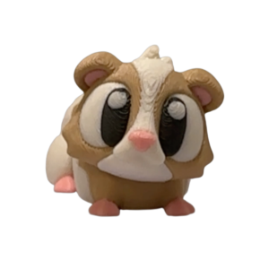Articulated guinea pig figurine by 3DGOB in 3D printed PLA