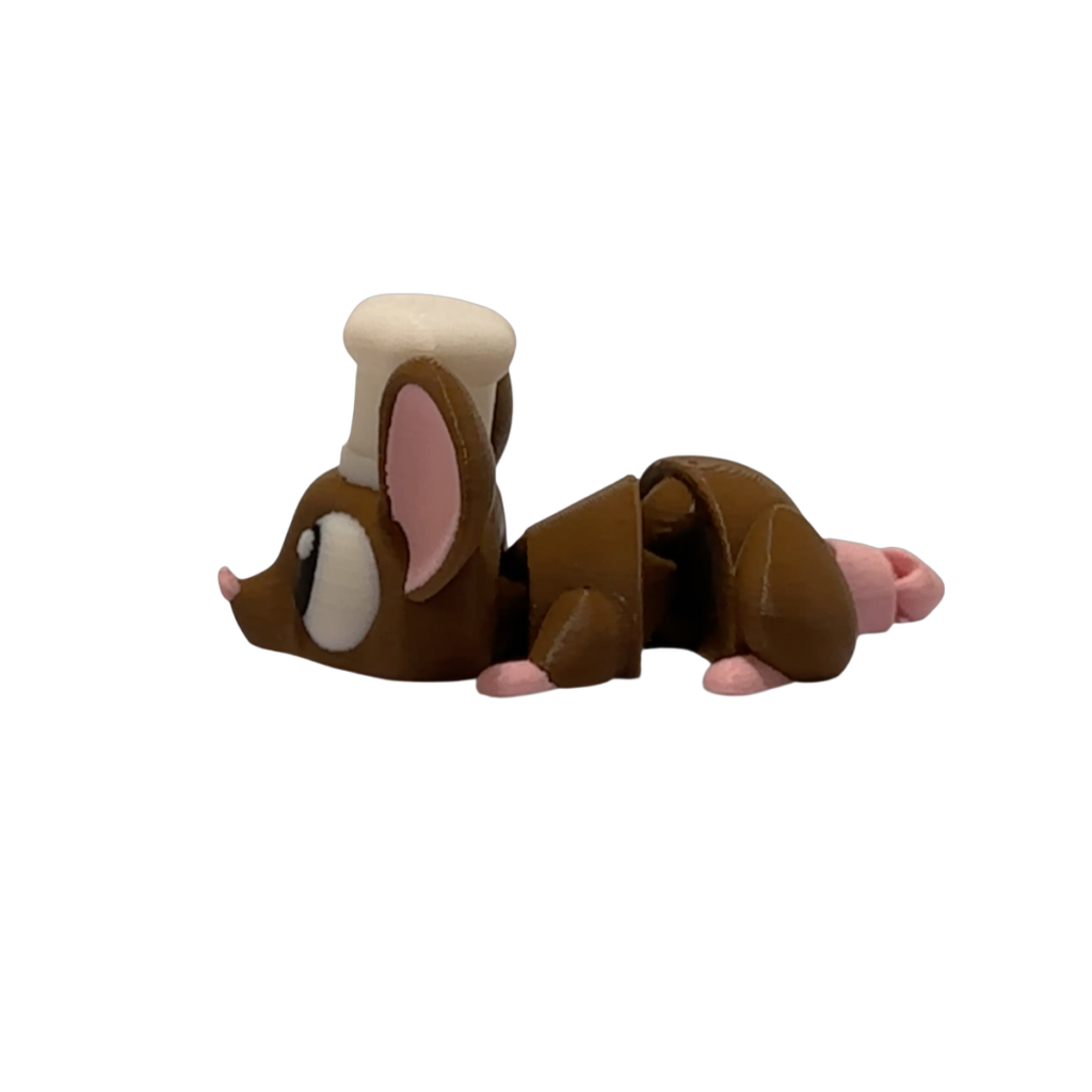3D Printed Chef Mouse Figurine: A Playful Flexi Decor Piece 01 camo screenshot 2025 10 25 15 24 42 no bg no bg 5