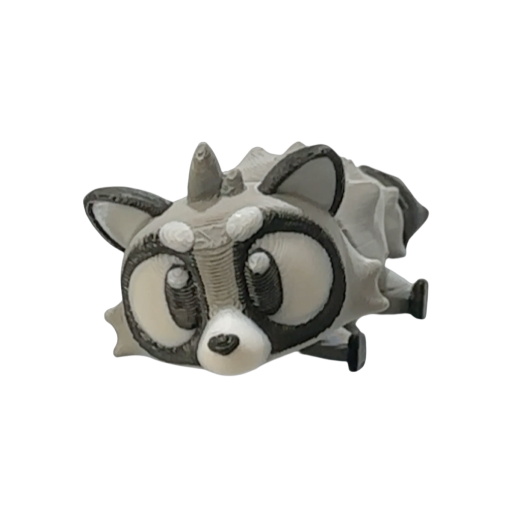 Articulated Raccoon Figurine: A Fun Little Woodland Accent 01 camo screenshot 2025 10 26 12 53 15 no bg 5