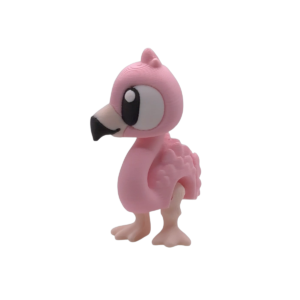 3D printed flamingo figurine by 3DGOB in a graceful standing pose