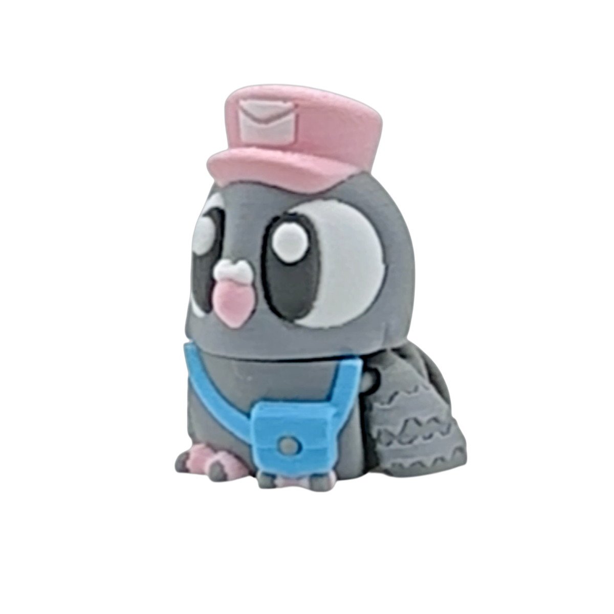 01-camo-screenshot-2026-03-20-16-57-39-no-bg 3D printed Postman Pigeon figurine by 3DGOB displayed on a clean background