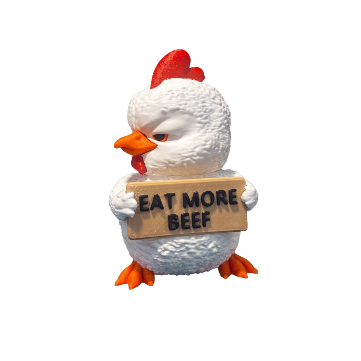 01-chatgpt-image-apr-2-2026-07-53-15-pm-no-bg Eat More Beef cow figurine by SpaceMonkey, a funny 3D printed cow collectible for farmhouse kitchen decor