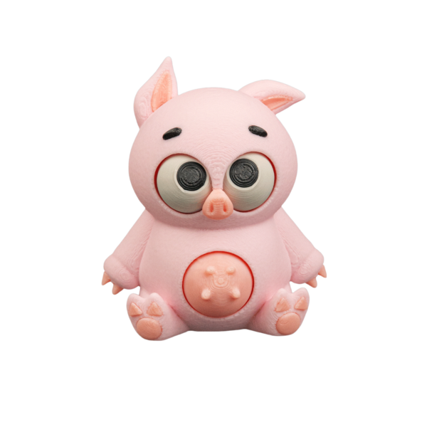 Pig Figurine for Farmhouse Decor | Pork Belly Pork Belly 3D printed pig figurine for farmhouse shelf decor