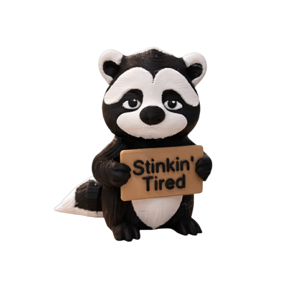 3D Printed Skunk Figurine Spotlight 01 screenshot 2026 03 25 at 10 51 51 am no bg 1