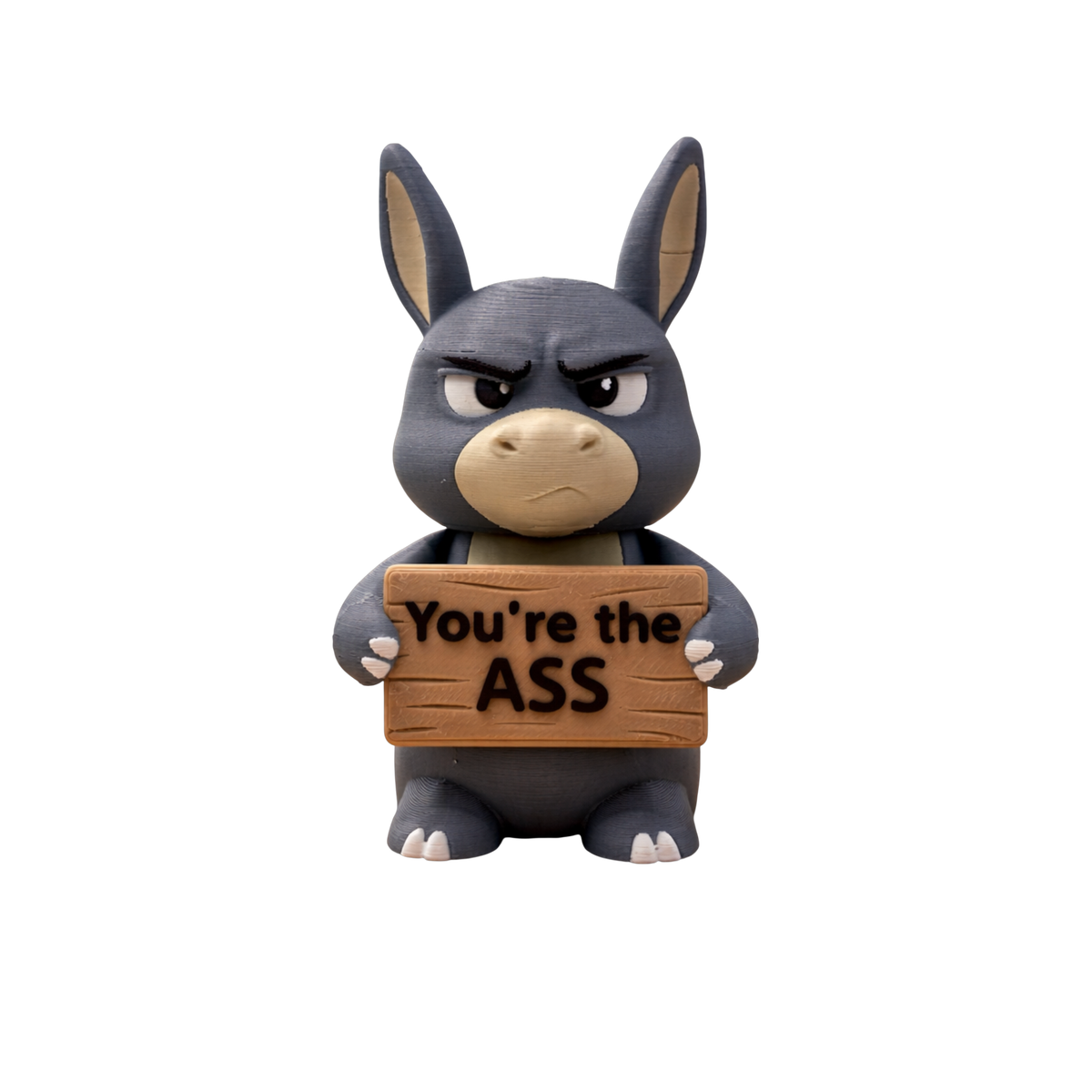 01-screenshot-2026-04-13-at-7-29-17-pm-no-bg Smart Ass 3D printed donkey figurine by SpaceMonkey for desk decor and shelf decor