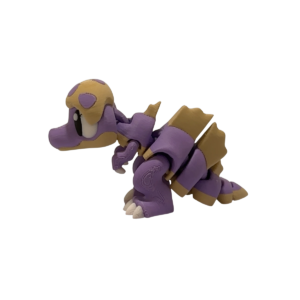 Flexi Baby Spinosaurus 3D Printed Figurine view 2