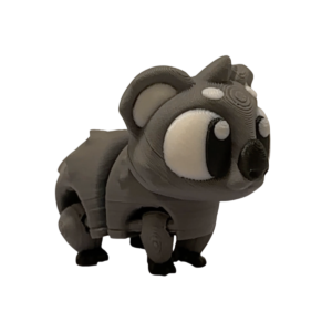 Articulated 3D Printed Koala Figurine view 2