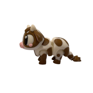 3D Printed Flexi Cow Desk Buddy Gift view 2