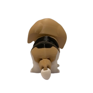 Articulated 3D Printed Beagle | Flexi Beagle view 2