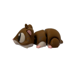 Articulated 3D Printed Hamster | Flexi Hamster view 2
