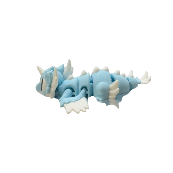 Celestial Mini Dragon Figurine by 3DGOB view 2