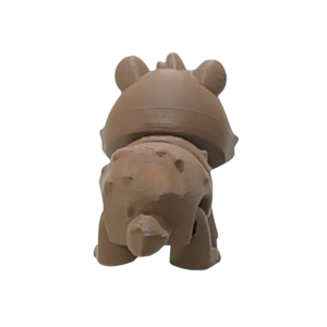 Flexi Mini Bear | 3D Printed Bear Figurine view 2