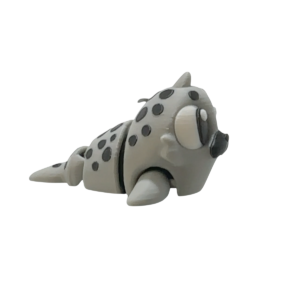 Flexi Seal Articulated 3D Printed Seal Figurine view 2