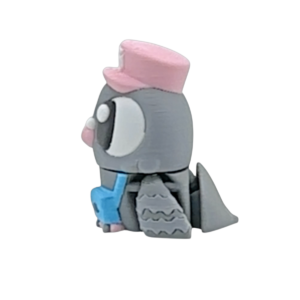 Postman Pigeon Figurine by 3DGOB view 2