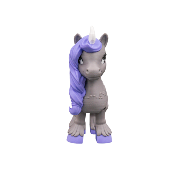3D Printed Unicorn Figurine – Starlight Wish view 2