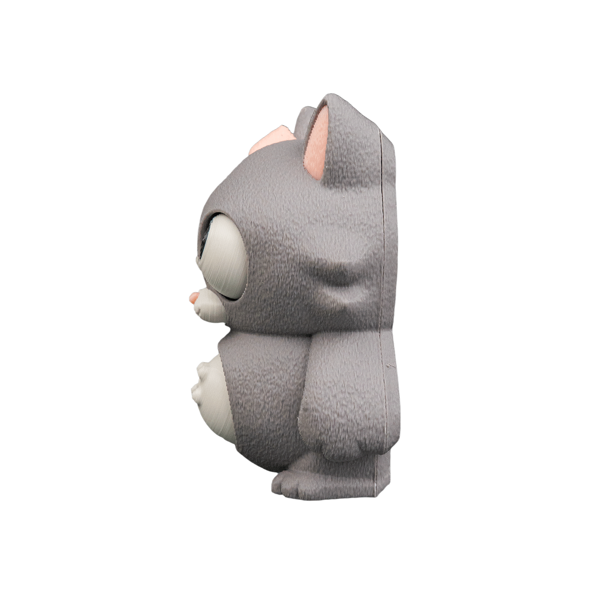 02-tummy-purrs3-a81f7c00c3-no-bg Tummy Purrs Cat Figurine | 3D Printed Cat Decor view 2