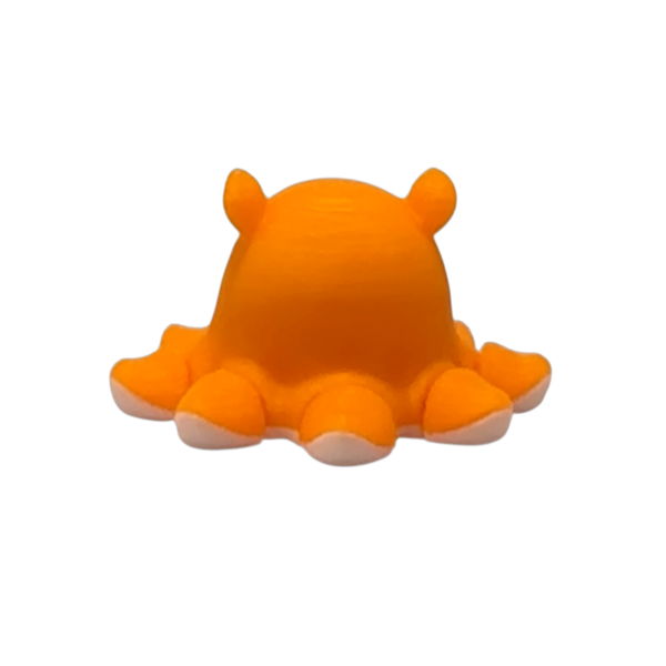 3D Printed Dumbo Octopus Flexi Figurine view 3
