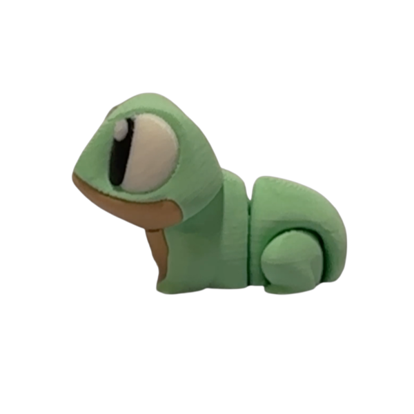 Articulated 3D Printed Frog | Flexi Mini Frog view 3