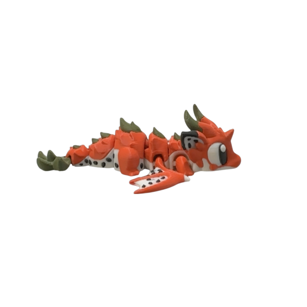 Dragon Fruit Mini Dragon 3D Printed Figurine view 3