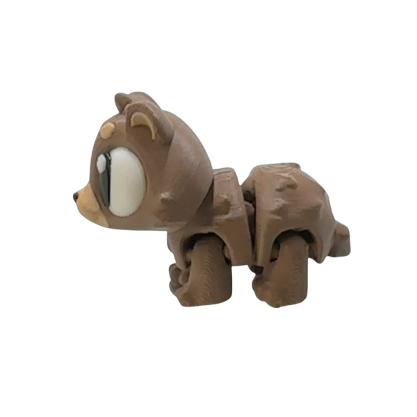 Flexi Mini Bear | 3D Printed Bear Figurine view 3