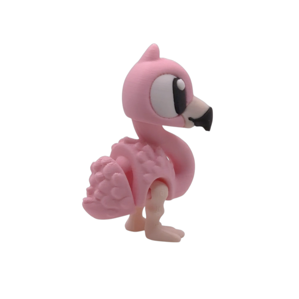 3D Printed Flamingo Figurine by 3DGOB view 3