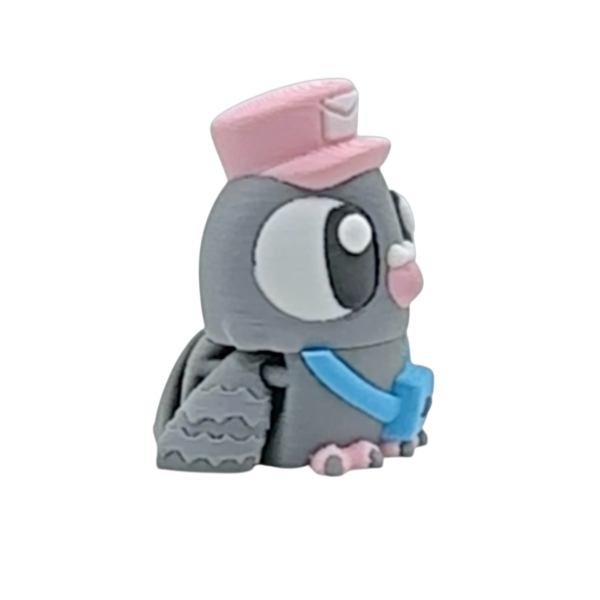 Postman Pigeon Figurine by 3DGOB view 3