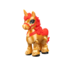 Golden Unicorn Figurine by STLFlix view 3