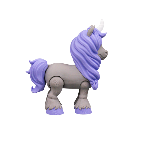 3D Printed Unicorn Figurine – Starlight Wish view 3