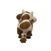 3D Printed Flexi Cow Desk Buddy Gift view 4