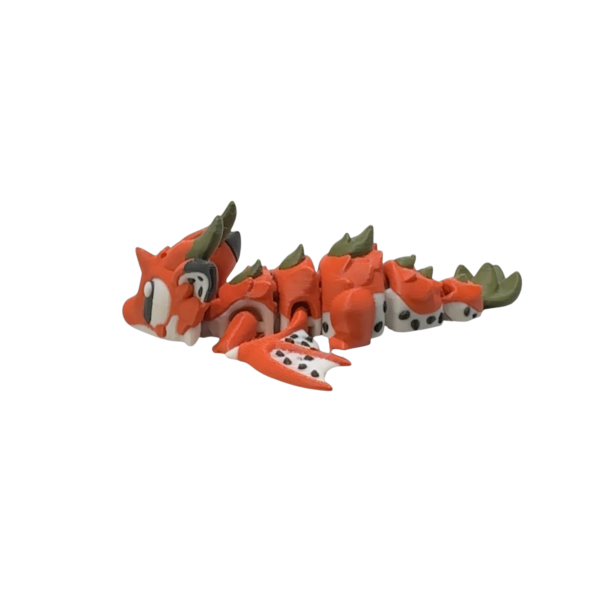 Dragon Fruit Mini Dragon 3D Printed Figurine view 4