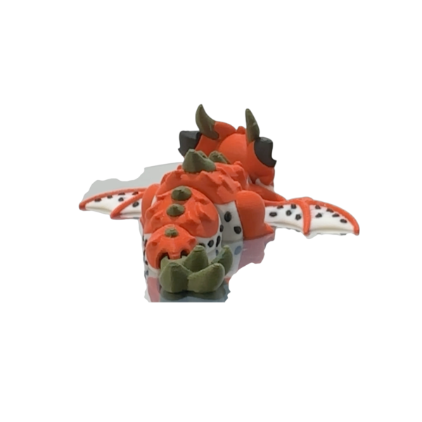 Dragon Fruit Mini Dragon 3D Printed Figurine view 5