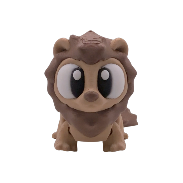 Articulated Lion Figurine | 3D Printed Flexi Lion view 5