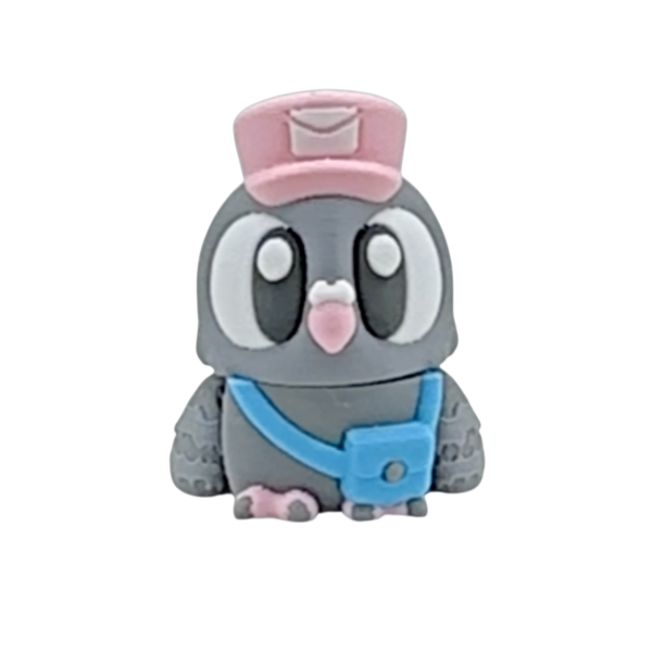 Postman Pigeon Figurine by 3DGOB view 5