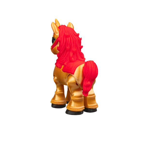 Golden Unicorn Figurine by STLFlix view 5