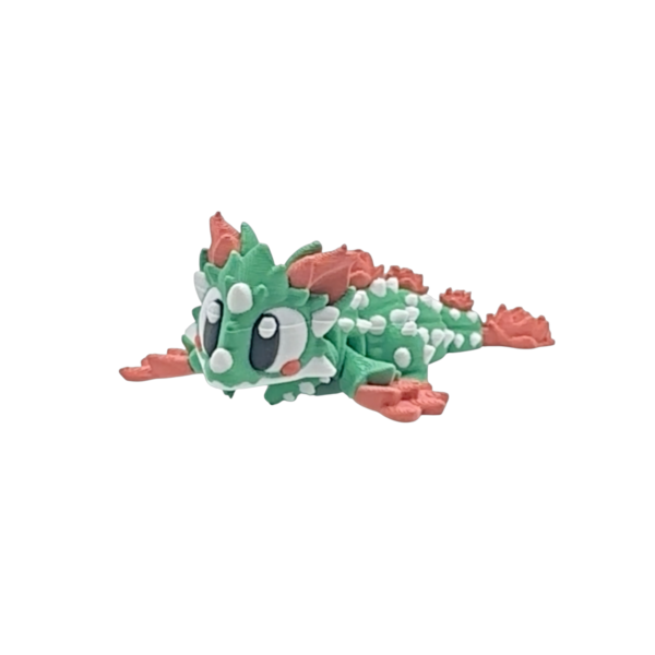 Cactus Bloom Mini Dragon Figurine by 3DGOB view 6
