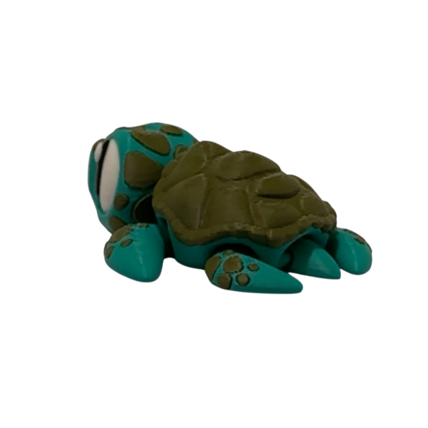 3D Printed Sea Turtle Figurine | Coastal Decor view 8